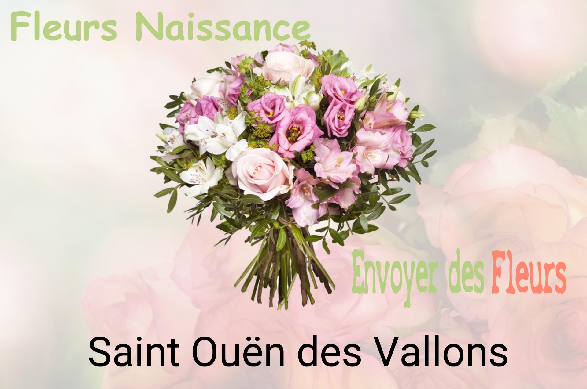Bouquet de fleurs de naissance livré à Saint-Ouën-des-Vallons